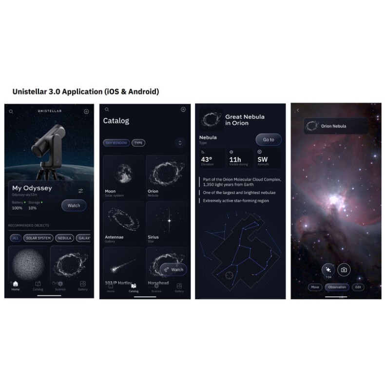 UNISTELLAR Telescópio inteligente...