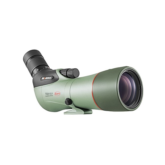 Kit de observação Kowa TSN-66A PROMINAR 25-60X zoom grande angular e estojo de neopreno