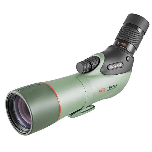 Kit de observação Kowa TSN-66A PROMINAR 25-60X zoom grande angular e estojo de neopreno