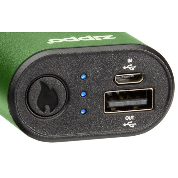 Aquecedor de mãos recarregável ZIPPO HeatBank® 6s PRETO USB