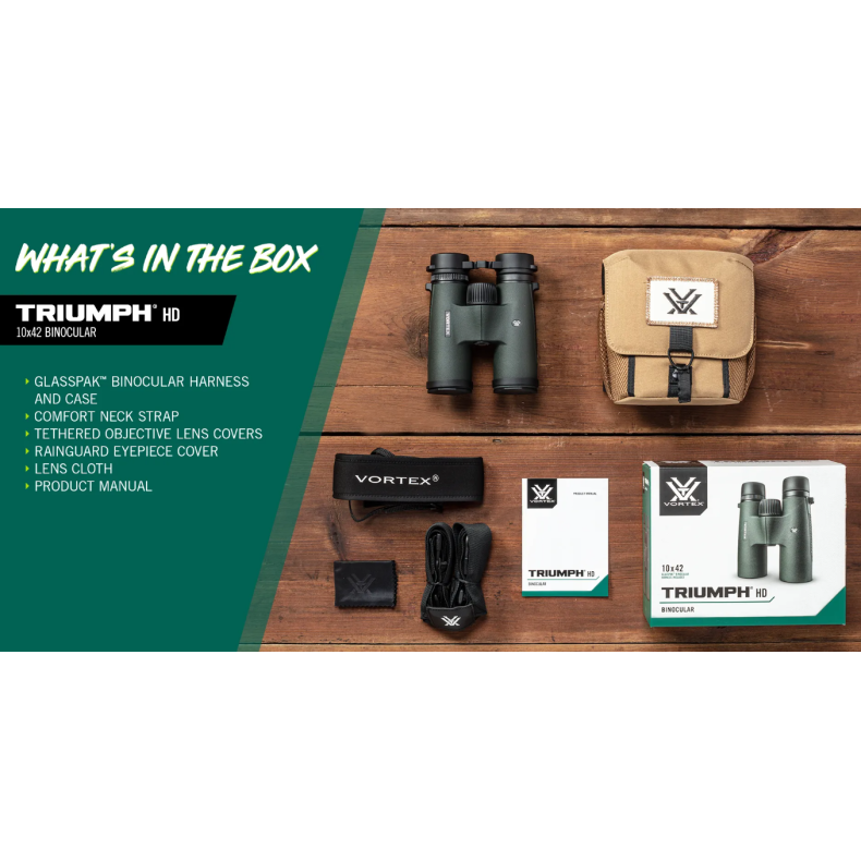 Binóculos VORTEX Triumph HD 10x42mm