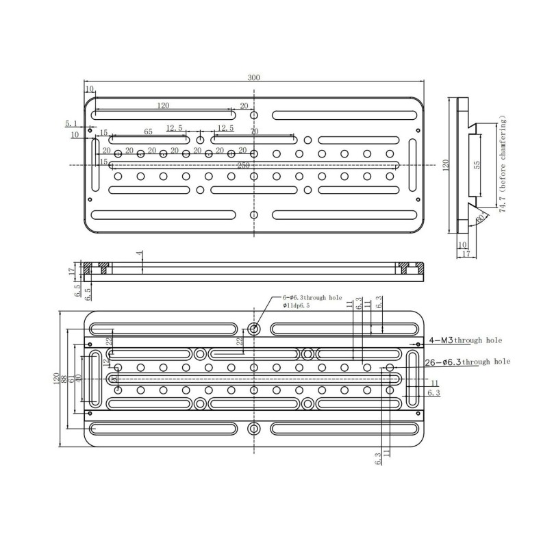 Losmandy Tipo cauda de andorinha...