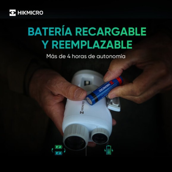 Monocular noturno digital Heimdal H4D com modo diurno IR de 850 nm HIKMICRO