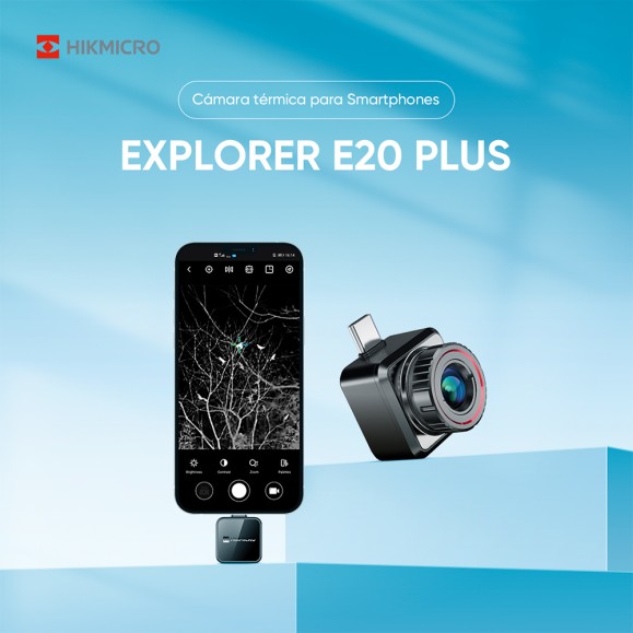 Câmera termográfica para smartphone HIKMICRO Explorer E20 Plus