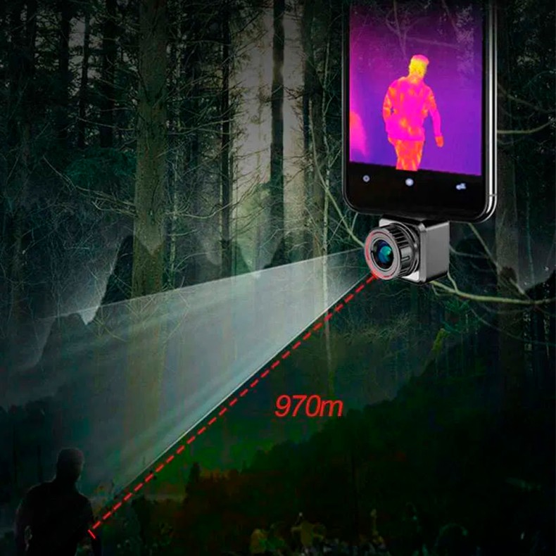 Câmera termográfica para smartphone...