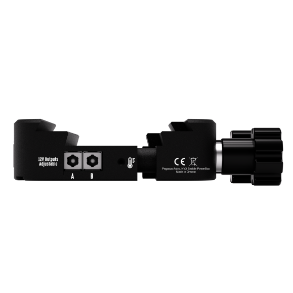 Pegasus Astro Suporte harmónico equatorial NYX-101 com suporte fêmea Saddle Powerbox pré-instalado