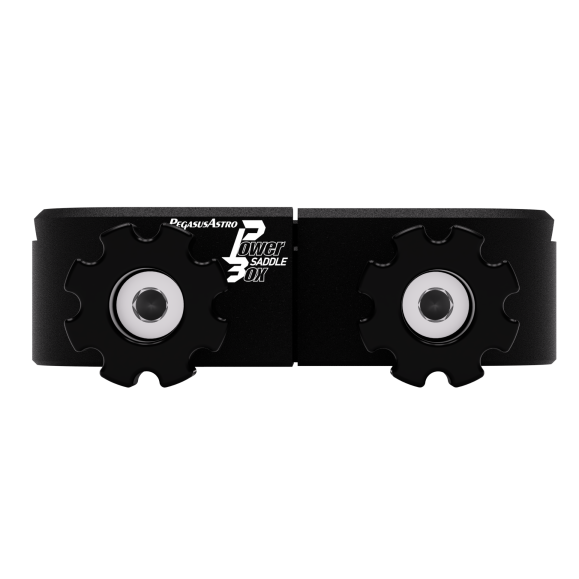 Pegasus Astro Suporte harmónico equatorial NYX-101 com suporte fêmea Saddle Powerbox pré-instalado