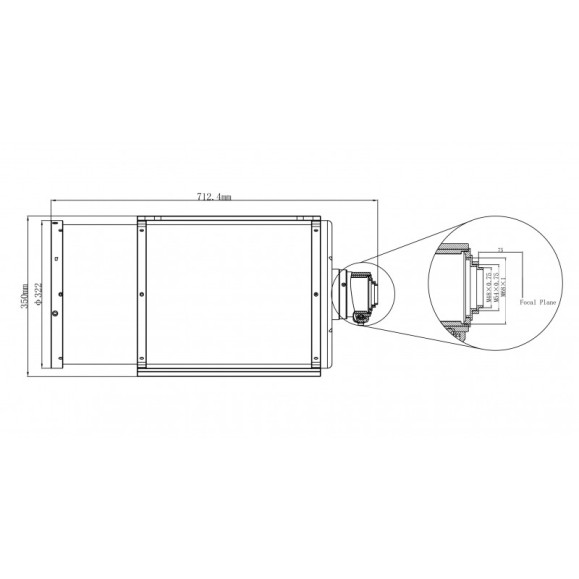 Telescópio Astrográfico Asférico Sharpstar Cassegrain SCA260 F5 v2