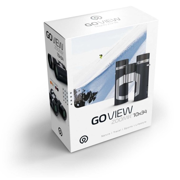 Binóculos GoView ZOOMR 10x34, Preto Fantasma