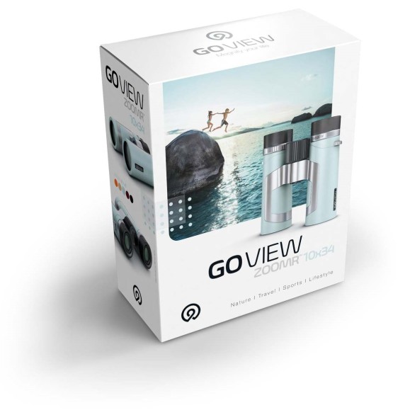 Binóculos GoView ZOOMR 10x34, Azul Miami