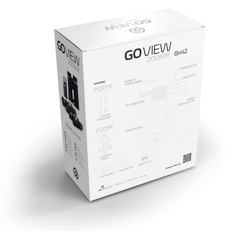 Binóculos GoView ZOOMR 8x42, Preto... Binóculos GoView ZOOMR 8x42, Preto...