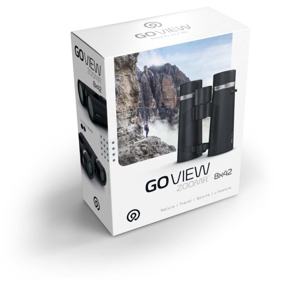 Binóculos GoView ZOOMR 8x42, Preto Fantasma