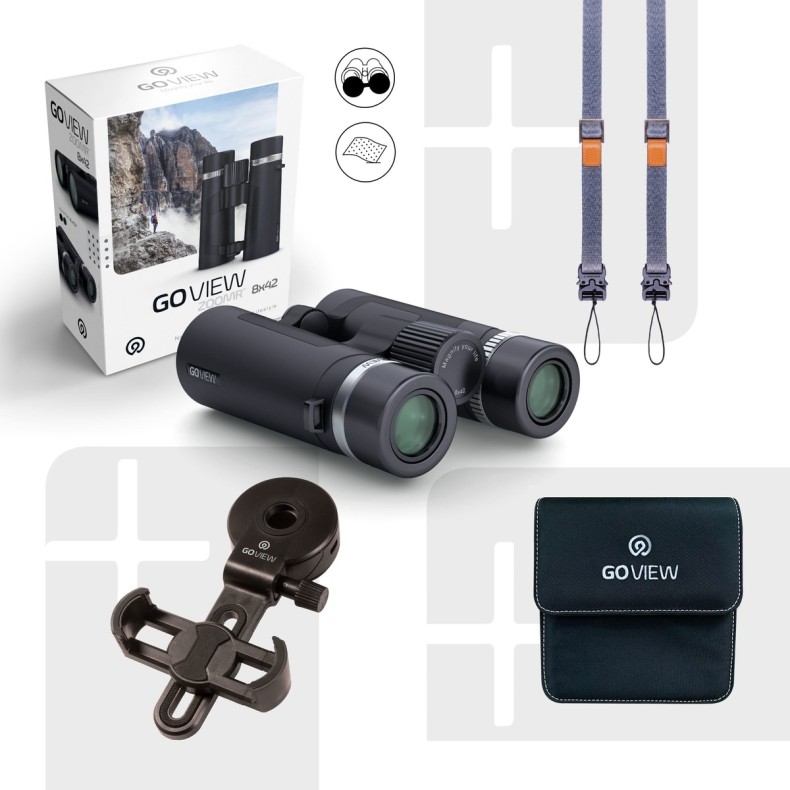 Binóculos GoView ZOOMR 8x42, Preto... Binóculos GoView ZOOMR 8x42, Preto...