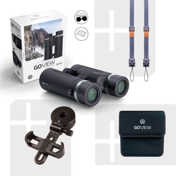 Binóculos GoView ZOOMR 8x42, Preto Fantasma