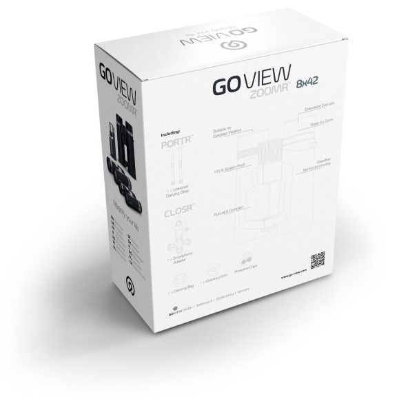 Binóculos GoView ZOOMR 8x42, verde carvalho