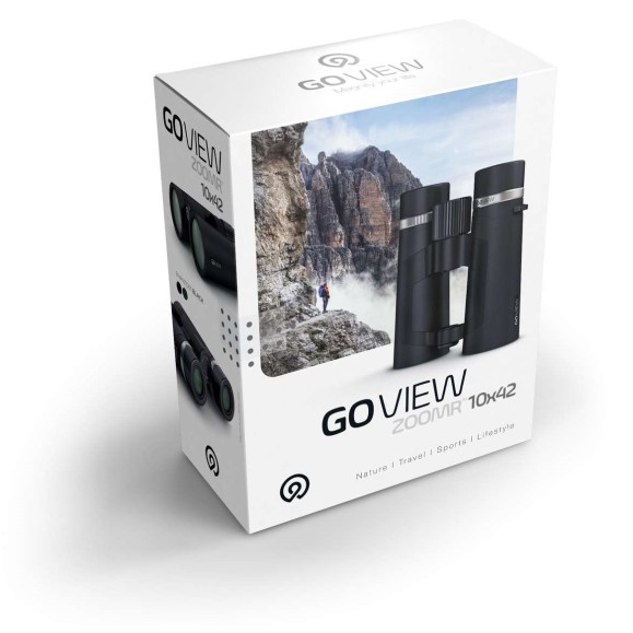 Binóculos GoView ZOOMR 10x42, Preto Fantasma