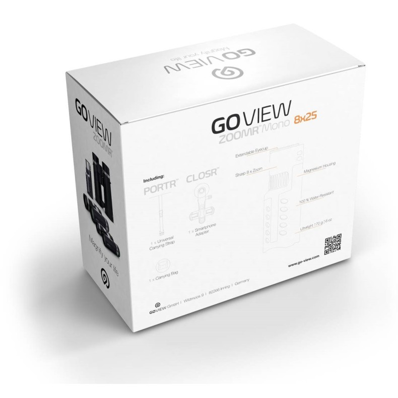 GoView Monocular ZOOMR HD, Laranja do... GoView Monocular ZOOMR HD, Laranja do...