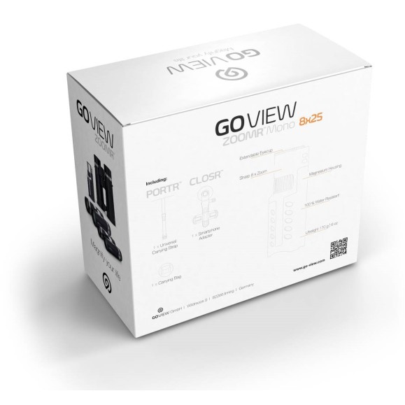 GoView Monocular ZOOMR HD, Laranja do pôr do sol
