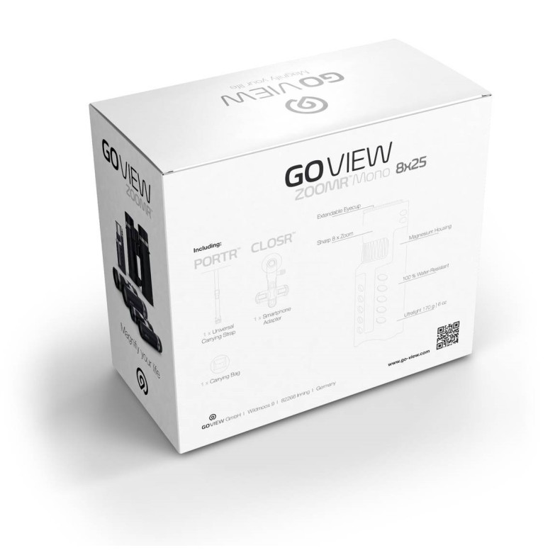 GoView Monocular ZOOMR HD, Preto...