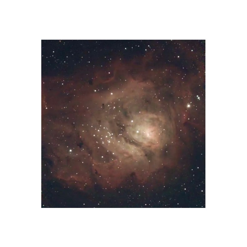 Telescópio refrator tripleto...