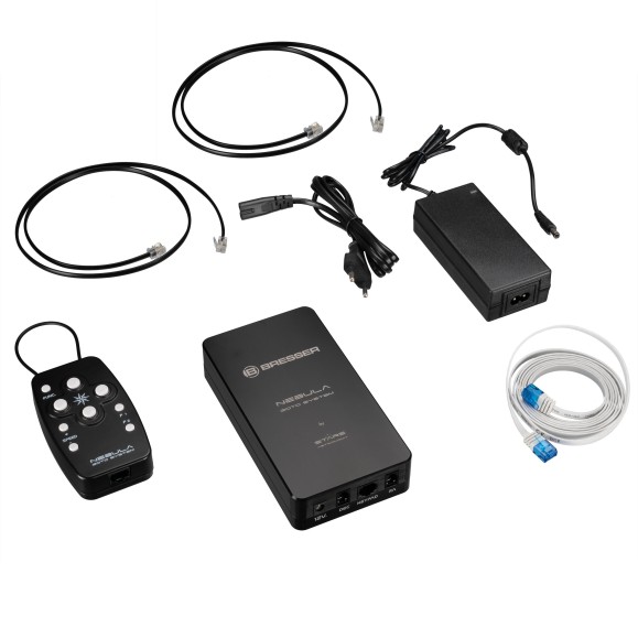 BRESSER Nebula 5 Montagem de EQ/AZ com rede Wi-Fi e unidade de controlo Raspberry-Pi