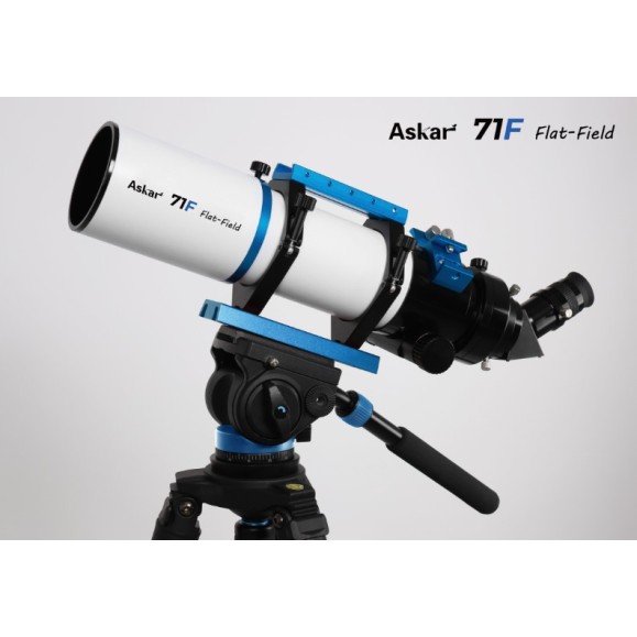 Askar 71F 71 mm f/6.9 Apocromática quádrupla de campo plano