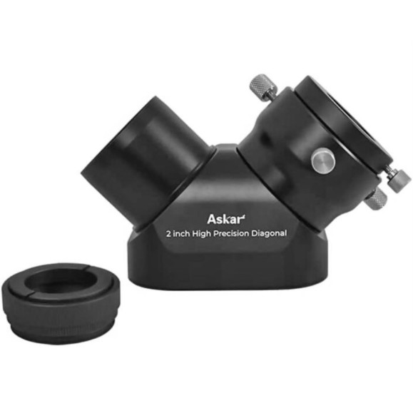 Askar Diagonal estelar de 2" com adaptador de ocular de 1,25" e adaptador SCT