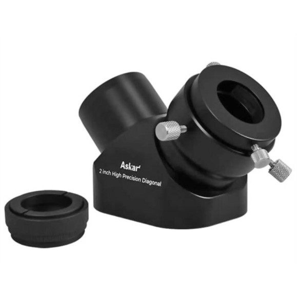 Askar Diagonal estelar de 2" com adaptador de ocular de 1,25" e adaptador SCT