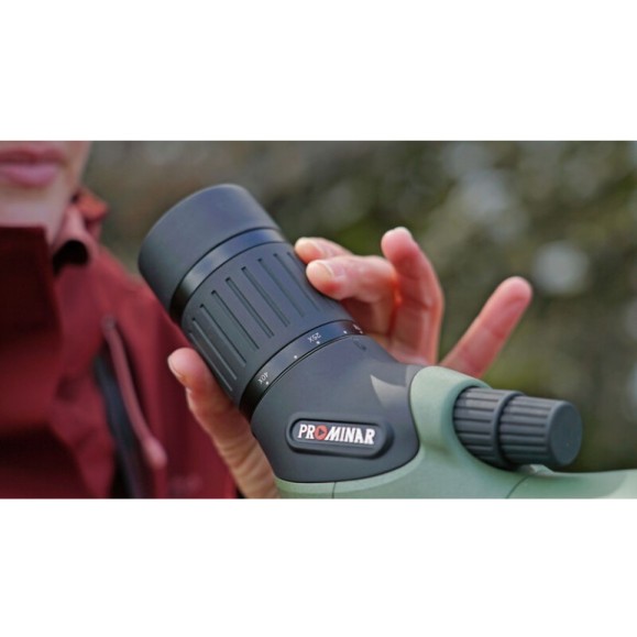 Kowa Kit de telescópio Prominar Telescópio angular de 55 mm com ocular de zoom WA de 17-40x (vidro fluorite)