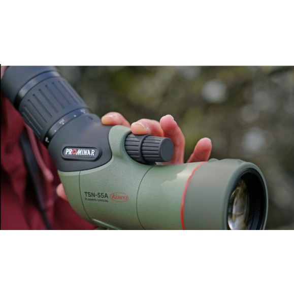 Kowa Kit de telescópio Prominar Telescópio angular de 55 mm com ocular de zoom WA de 17-40x (vidro fluorite)