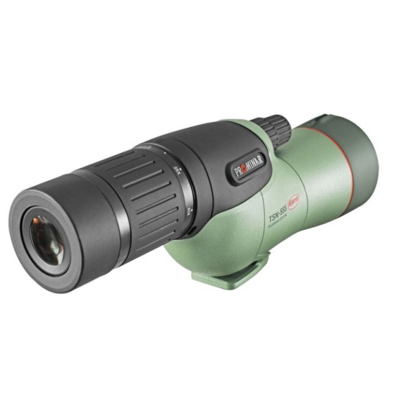 Kowa Kit de telescópio Prominar reto 55mm com ocular de zoom 17-40x WA (vidro fluorite)