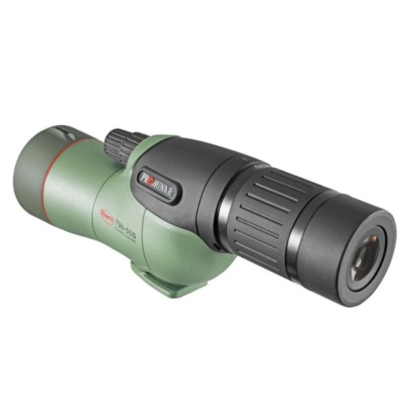 Kowa Kit de telescópio Prominar reto 55mm com ocular de zoom 17-40x WA (vidro fluorite)