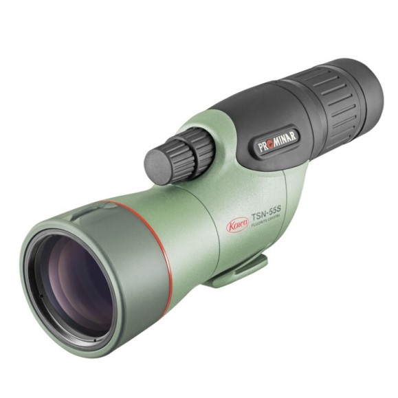 Kowa Kit de telescópio Prominar reto 55mm com ocular de zoom 17-40x WA (vidro fluorite)