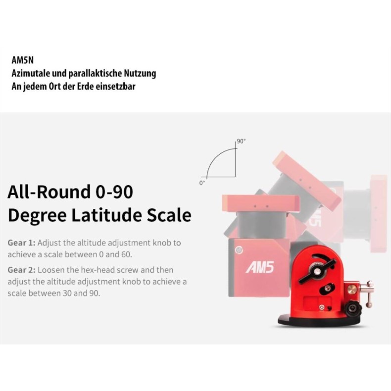 Montagem harmónica equatorial ZWO... Montagem harmónica equatorial ZWO...