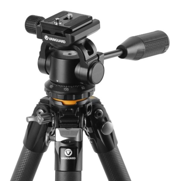 Vanguard Tripé de viagem VEO 5 kit 234CO26 carbono, cabeça de tripé de 2 vias