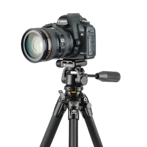Vanguard Tripé de viagem VEO 5 kit 234CO26 carbono, cabeça de tripé de 2 vias
