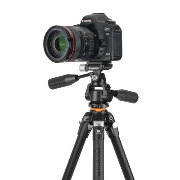 Vanguard Tripé de viagem VEO 5 kit 234APS36 em alumínio, cabeça esférica de 3 vias