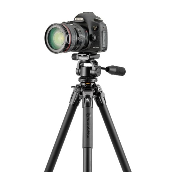 Vanguard Tripé de viagem VEO 5 kit 264A028 alumínio, cabeça de tripé de 2 vias