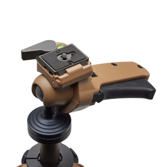 S.H.O.T. Kit de tripé MANFROTTO ALPHA MK R02 SD com cabeça GRIP