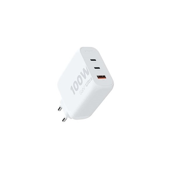 Carregador de parede XTORM GaN Ultra 100W USB-C 100W PD GaN Ultra 00225409, carregamento de porta tripla