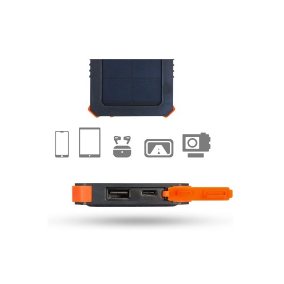 Carregador solar - XTORM Xtreme Carregador solar 5000 Preto/Laranja