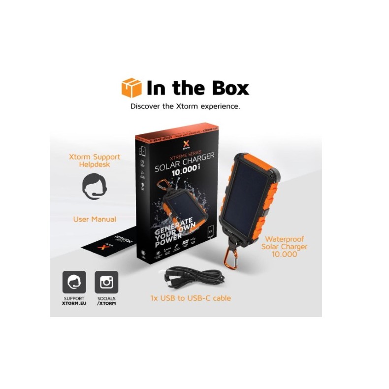 Carregador Solar - XTORM Xtreme...