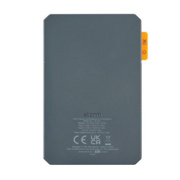 Powerbank - XTORM Essential power pack 10.000 Charcoal Grey