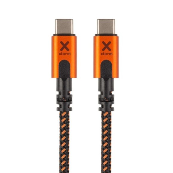 Cabo USB-C PD XTORM XTREME 1,5 m Preto/Laranja