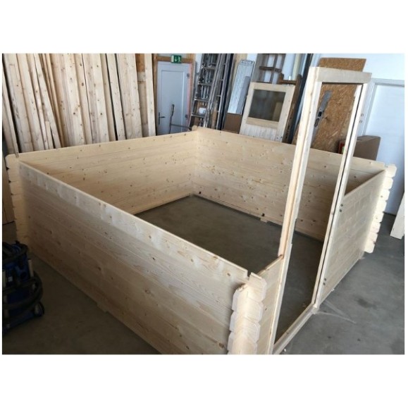 Observatório de madeira com teto de abrir Cúpula Peça Modelo ótico GreenLine MINI-32 1.60x1.60M