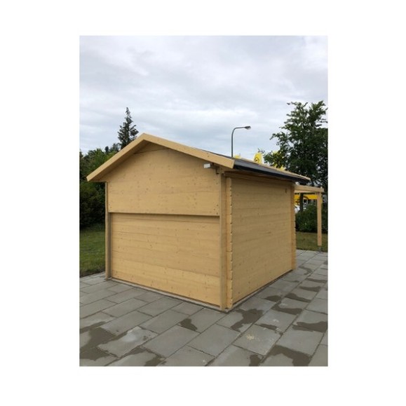 Cúpula de madeira com teto de correr Parte ótica Modelo GreenLine BIG-32 2.75x2.75M