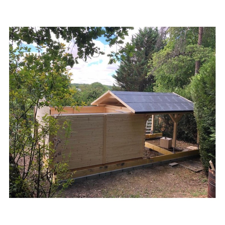 Observatório de teto deslizante em...