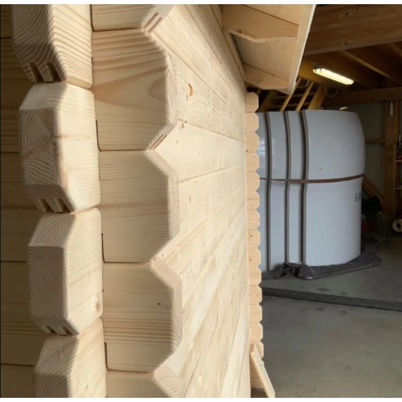 Observatório de teto deslizante em madeira Cúpula Peça Modelo ótico GreenLine MEGA-44 Configuração multi-telescópica