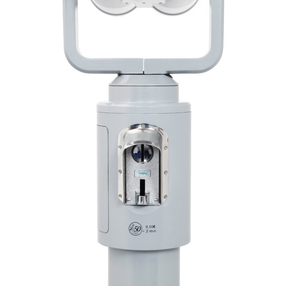 Telescópio panorâmico OMEGON Bonview 20x100 operado por moedas