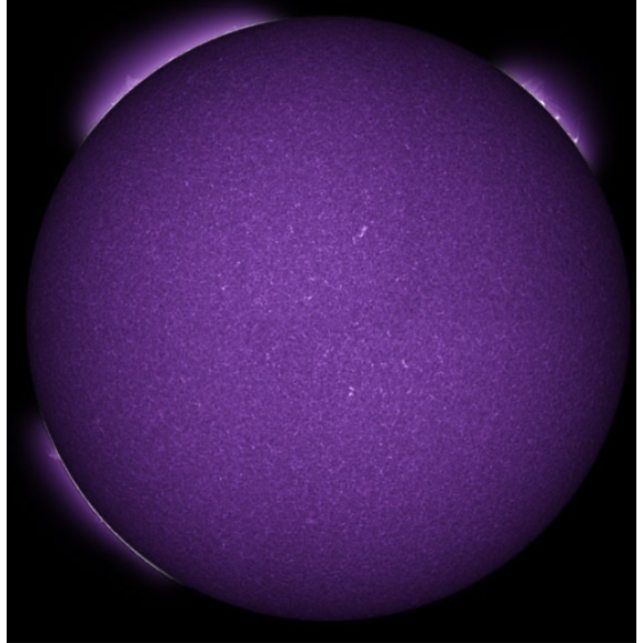 Ca-K LUNT LS12CaKMDd2 filtro de estrelas diagonal de 90°